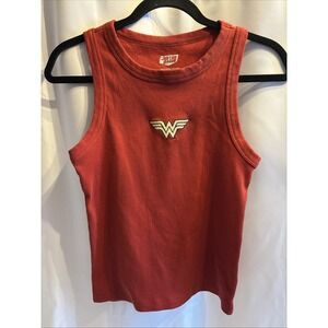 Wonder Women Justice League Tank Top Sleeveless Tee S Embroidered